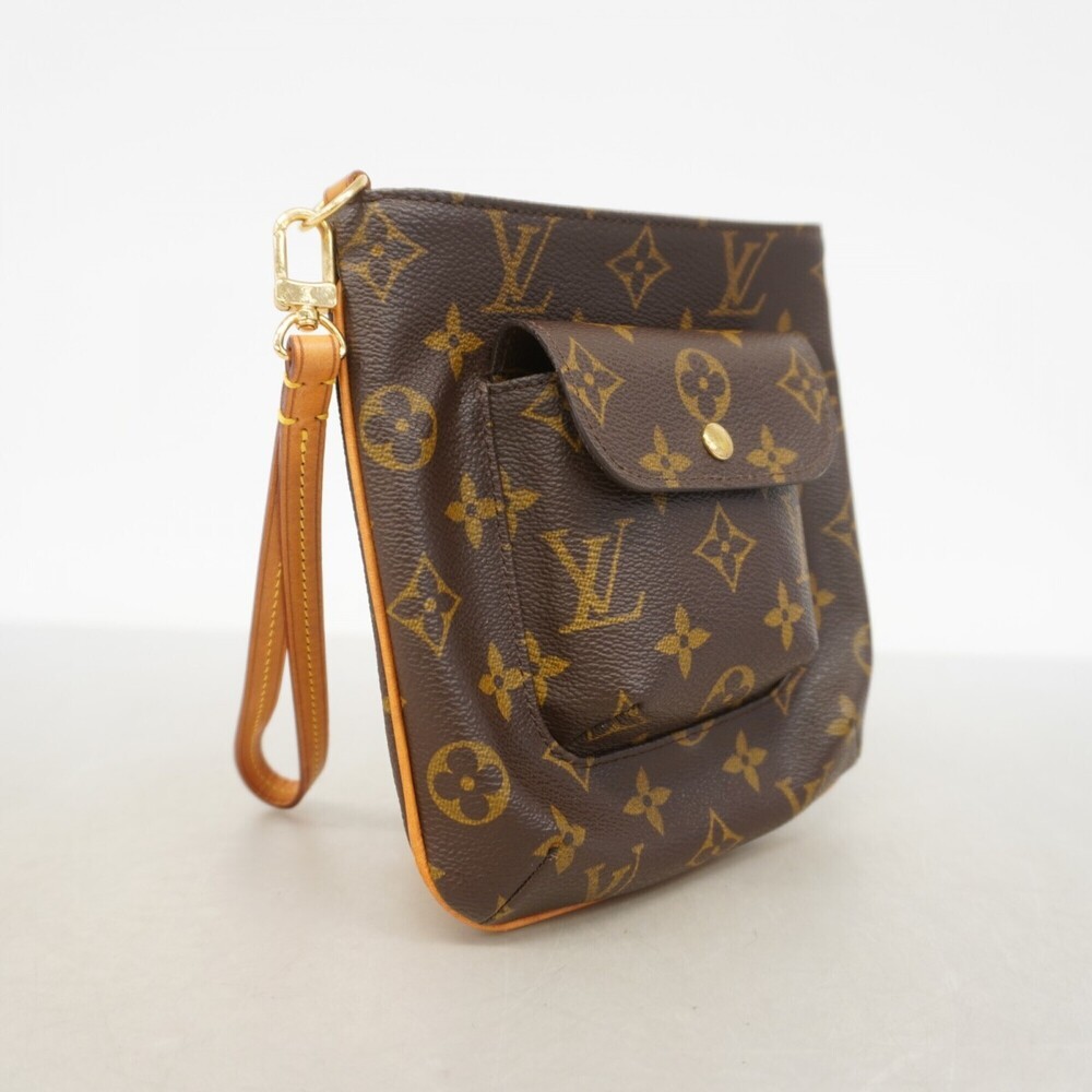 LOUIS VUITTON Brown Monogram Pouch - Picture 2 of 8
